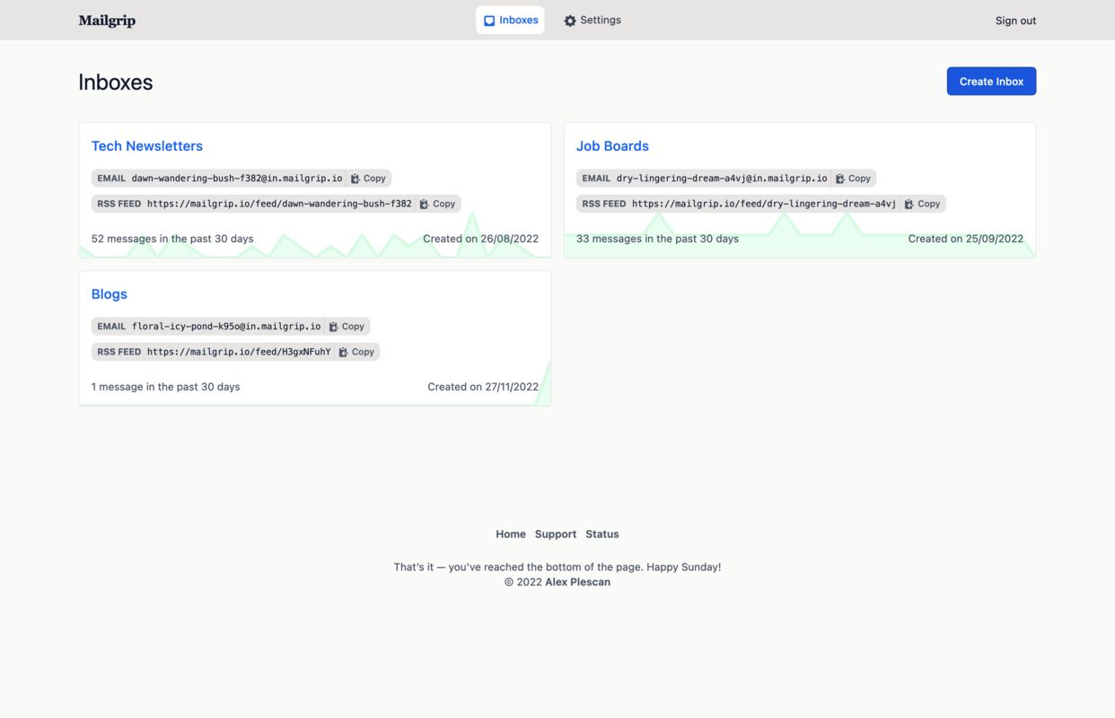 Mailgrip Forward Emails To RSS mailgrip-forward-emails-to-rss